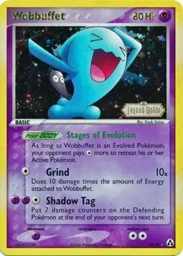 Wobbuffet [Reverse Holo] - Pokemon Legend Maker #28