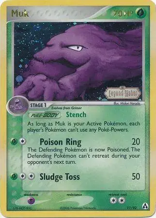 Muk [Reverse Holo] - Pokemon Legend Maker #11