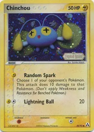 Chinchou [Reverse Holo] - Pokemon Legend Maker #50