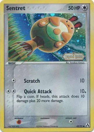 Sentret [Reverse Holo] - Pokemon Legend Maker #62