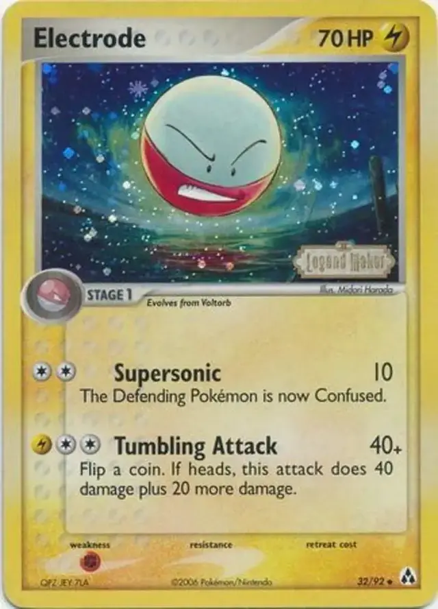 Electrode [Reverse Holo] - Pokemon Legend Maker #32