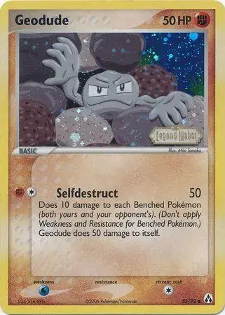 Geodude [Reverse Holo] - Pokemon Legend Maker #53