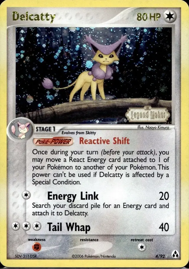 Delcatty [Reverse Holo] - Pokemon Legend Maker #4