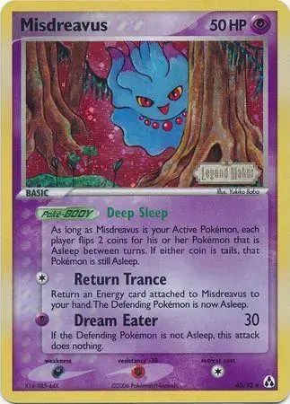 Misdreavus [Reverse Holo] - Pokemon Legend Maker #40