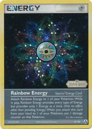 Rainbow Energy [Reverse Holo] - Pokemon Legend Maker #81