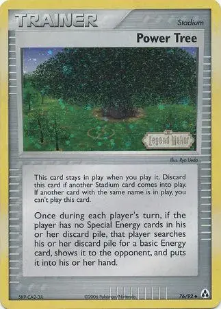 Power Tree [Reverse Holo] - Pokemon Legend Maker #76