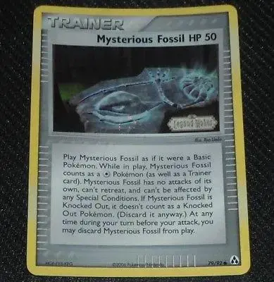 Mysterious Fossil [Reverse Holo] - Pokemon Legend Maker #79