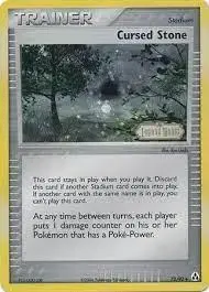 Cursed Stone [Reverse Holo] - Pokemon Legend Maker #72