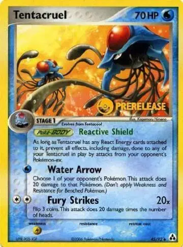 Tentacruel [Prerelease] - Pokemon Legend Maker #45