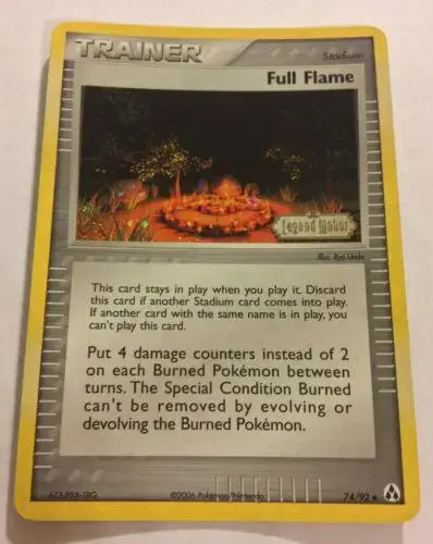 Full Flame [Reverse Holo] - Pokemon Legend Maker #74