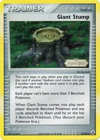 Giant Stump [Reverse Holo] - Pokemon Legend Maker #75