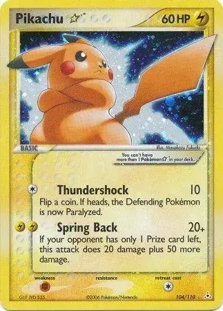 Pikachu [Gold Star]