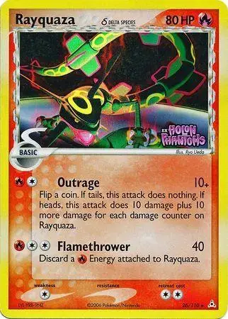 Rayquaza [Reverse Holo] - Pokemon Holon Phantoms #26