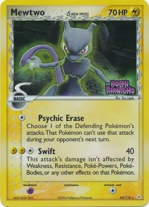 Mewtwo [Reverse Holo] - Pokemon Holon Phantoms #24