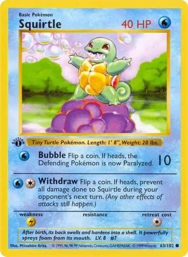 Squirtle [1st Edition]