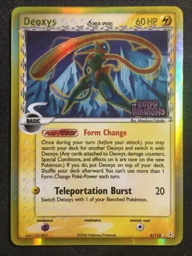 Deoxys [Reverse Holo] - Pokemon Holon Phantoms #6