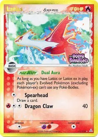 Latias [Reverse Holo] - Pokemon Holon Phantoms #11