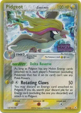 Pidgeot [Reverse Holo] - Pokemon Holon Phantoms #14