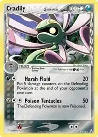 Cradily - Pokemon Holon Phantoms #2