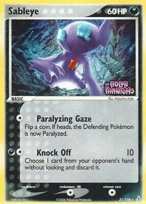 Sableye [Reverse Holo] - Pokemon Holon Phantoms #31