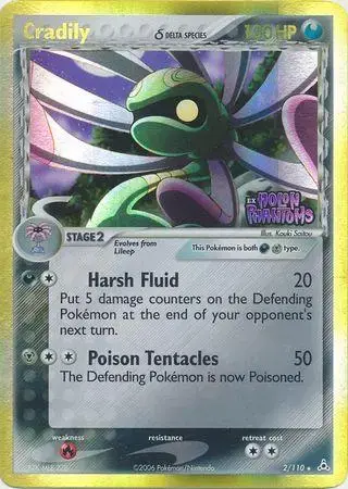 Cradily [Reverse Holo] - Pokemon Holon Phantoms #2