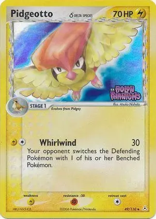 Pidgeotto [Reverse Holo] - Pokemon Holon Phantoms #49