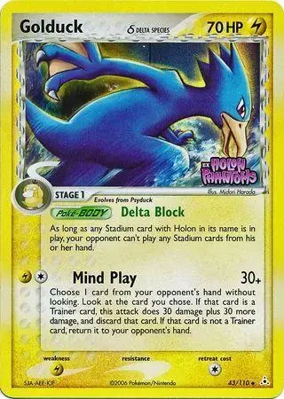 Golduck [Reverse Holo] - Pokemon Holon Phantoms #43