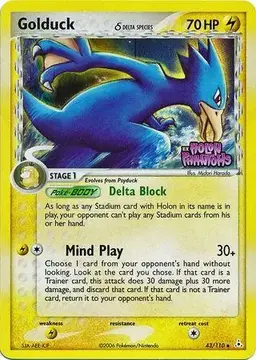 Golduck [Reverse Holo] - Pokemon Holon Phantoms