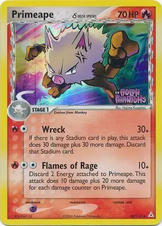 Primeape [Reverse Holo] - Pokemon Holon Phantoms #50