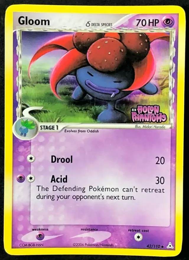 Gloom [Reverse Holo] - Pokemon Holon Phantoms #42