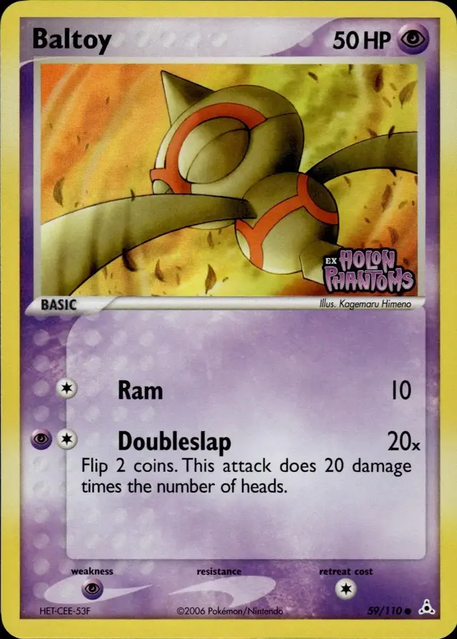 Baltoy [Reverse Holo] - Pokemon Holon Phantoms #59