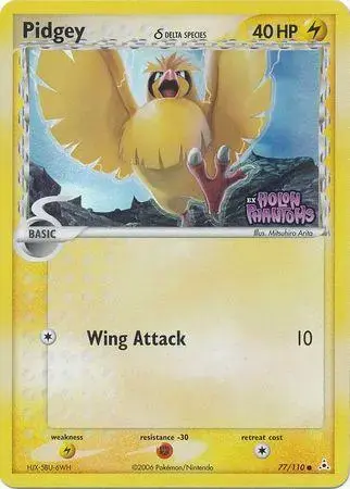 Pidgey [Reverse Holo] - Pokemon Holon Phantoms #77