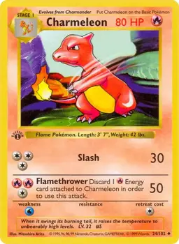 Charmeleon [1st Edition] - Pokemon Base Set