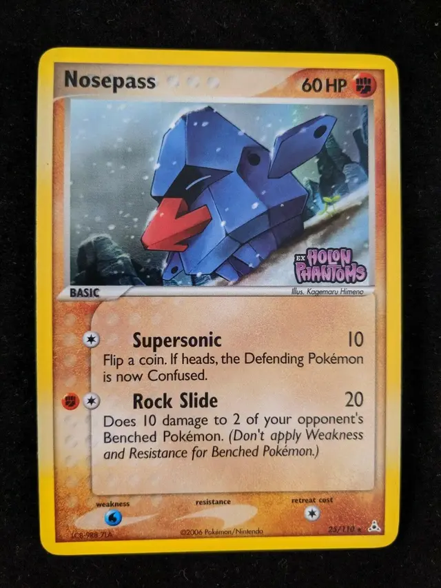 Nosepass [Reverse Holo] - Pokemon Holon Phantoms #25