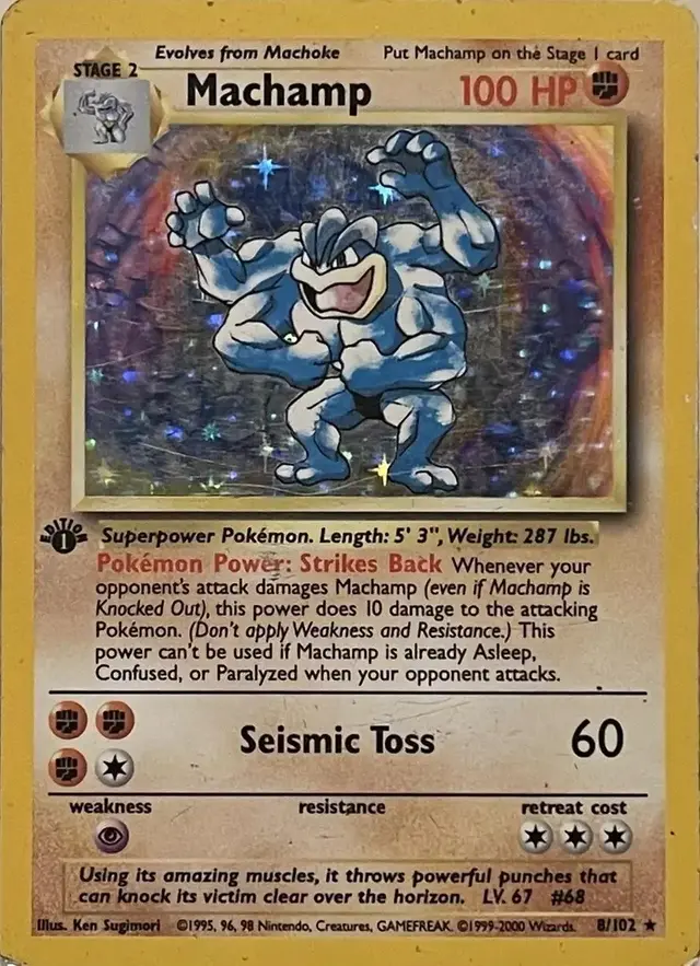 Machamp [1999-2000] - Pokemon Base Set #8