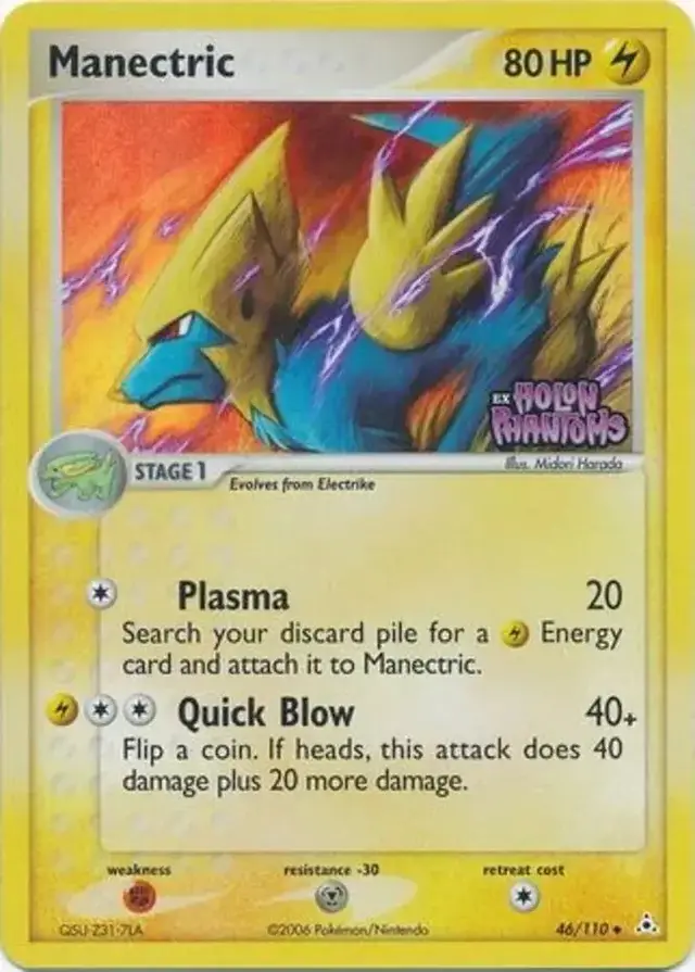 Manectric [Reverse Holo] - Pokemon Holon Phantoms #46