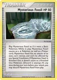 Mysterious Fossil - Pokemon Holon Phantoms #92