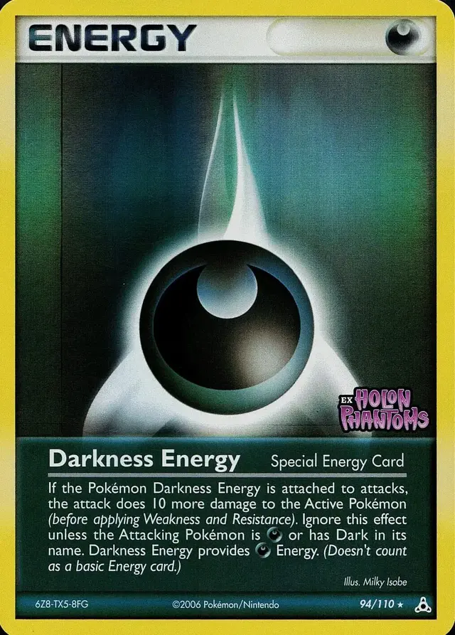 Darkness Energy [Reverse Holo] - Pokemon Holon Phantoms #94