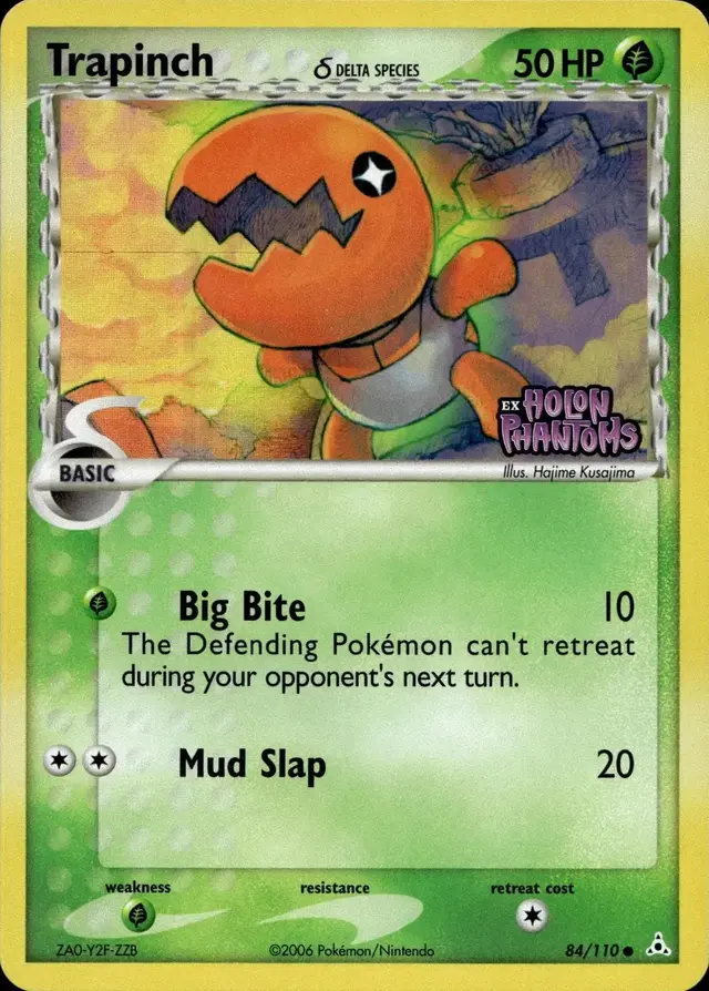 Trapinch [Reverse Holo] - Pokemon Holon Phantoms #84