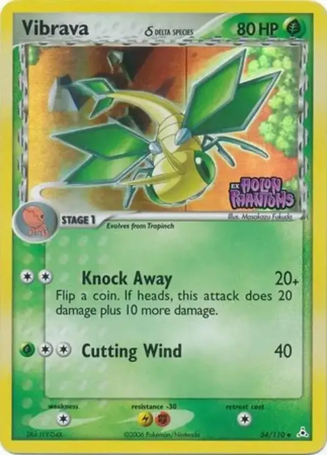 Vibrava [Reverse Holo] - Pokemon Holon Phantoms #54