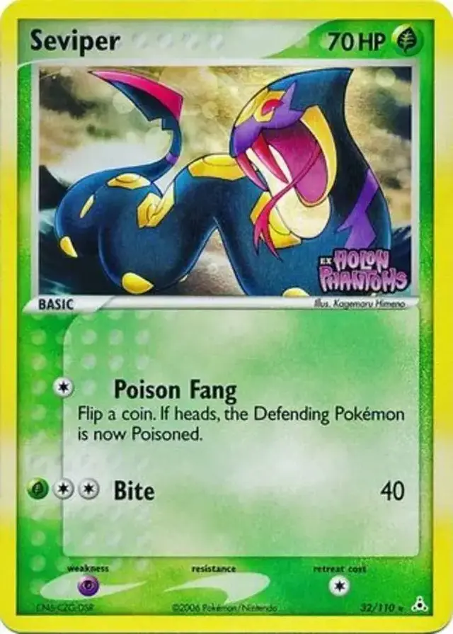 Seviper [Reverse Holo] - Pokemon Holon Phantoms #32