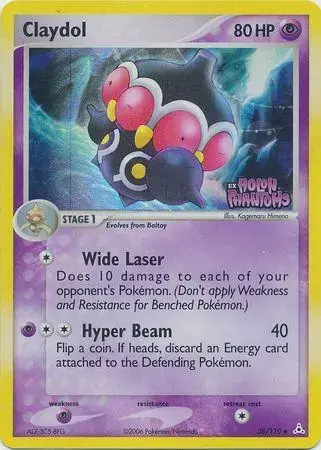 Claydol [Reverse Holo] - Pokemon Holon Phantoms #38