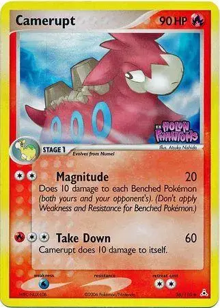 Camerupt [Reverse Holo] - Pokemon Holon Phantoms #36