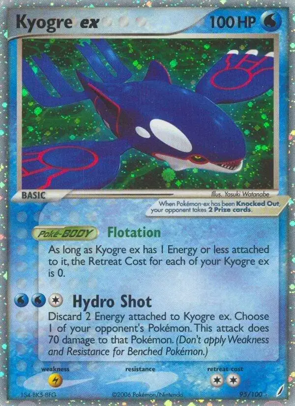 Kyogre EX - Pokemon Crystal Guardians #95