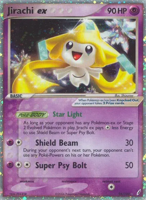 Jirachi EX - Pokemon Crystal Guardians #94