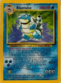 Blastoise [Trainer Deck B] - Pokemon Base Set