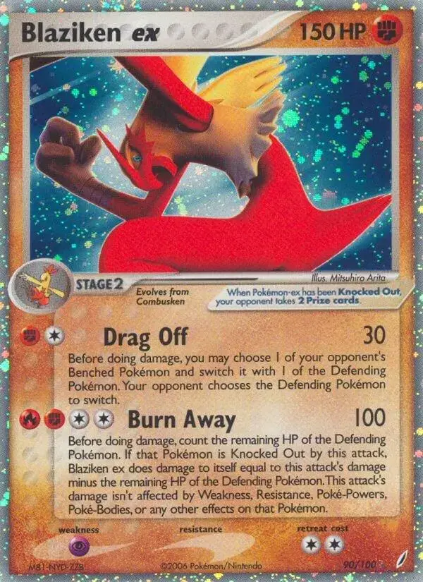 Blaziken EX - Pokemon Crystal Guardians #90