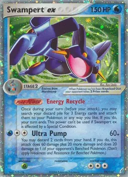 Swampert EX 98 - Pokemon Crystal Guardians