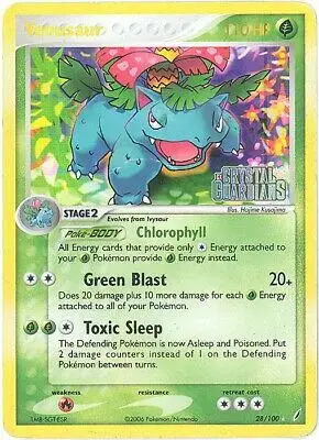 Venusaur [Reverse Holo] - Pokemon Crystal Guardians #28