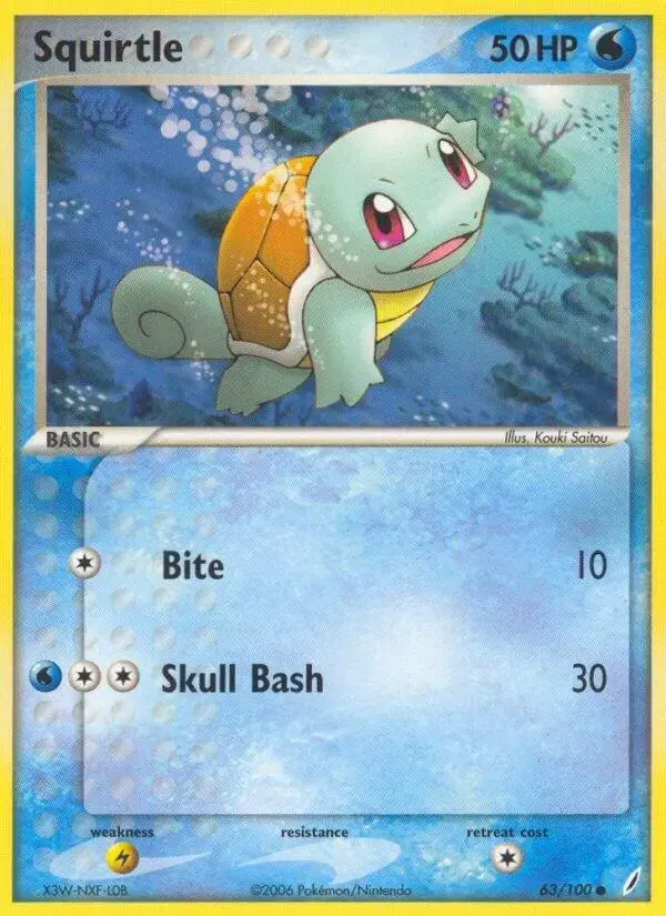 Squirtle - Pokemon Crystal Guardians #63